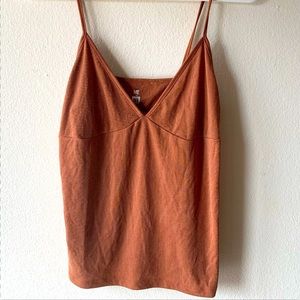 ✨3 for $20 Me to We Essentials Orange Spaghetti Strap Top🧡 M